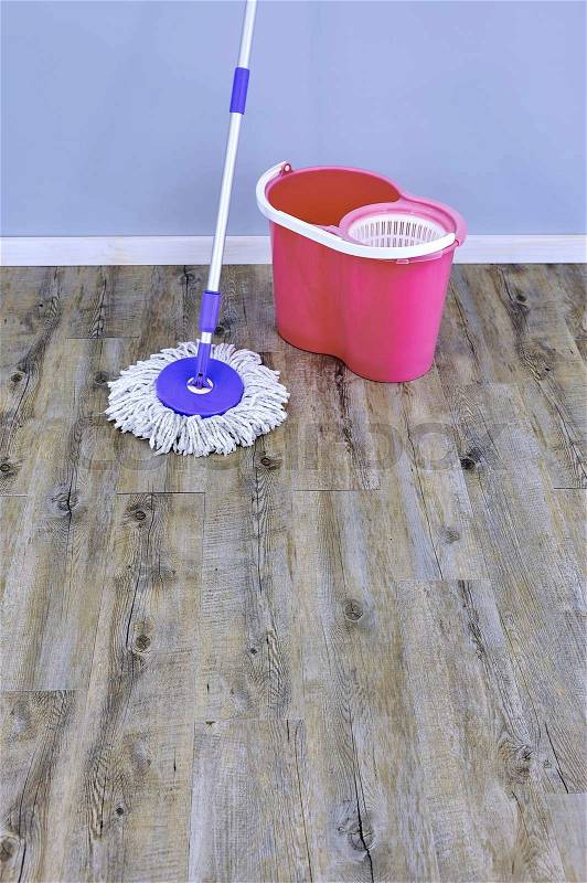 A studio photo of a cleaning mop, stock photo