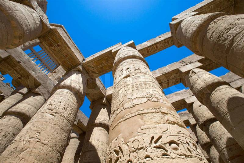 Africa, Egypt, Luxor, Karnak temple, stock photo