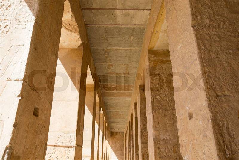 The temple of Hatshepsut near Luxor in Egypt, stock photo
