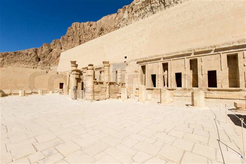The temple of Hatshepsut near Luxor in Egypt, stock photo