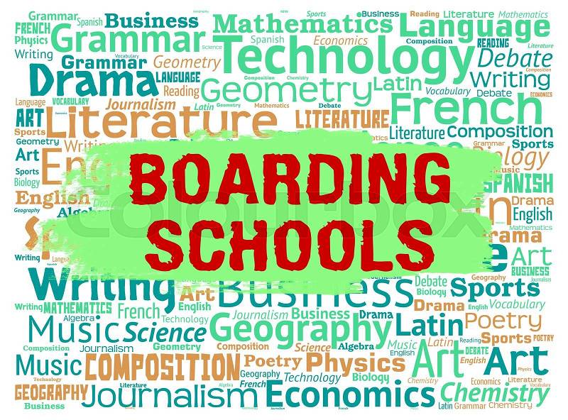 Boarding Schools Represents Studying Learning And Boarder, stock photo