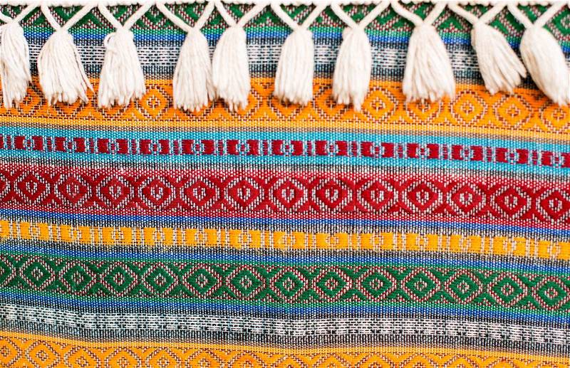 Turkish fabric texture, stock photo