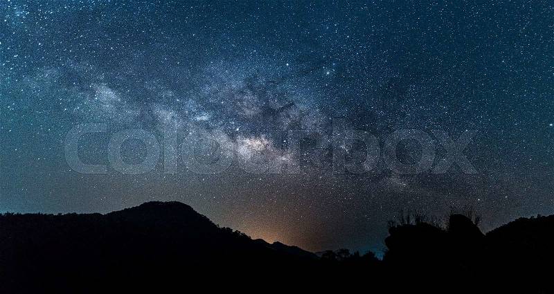 Milky Way galaxy , stock photo