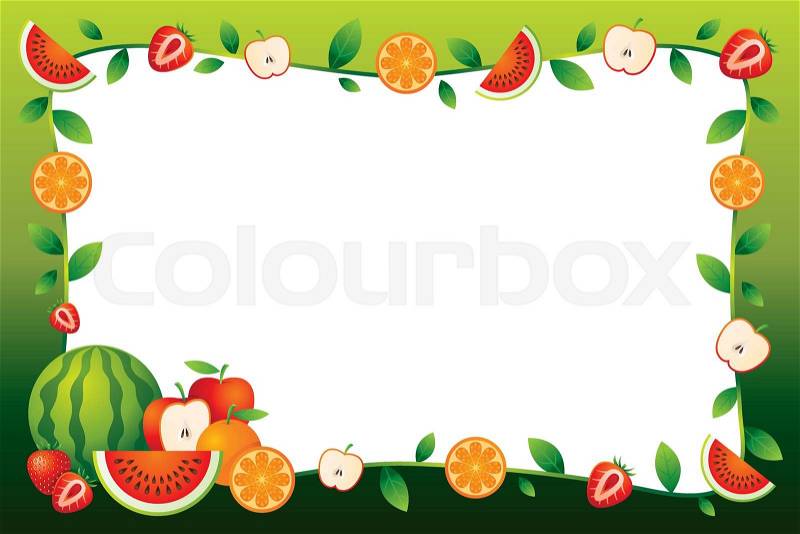clipart bordure fruits - photo #3