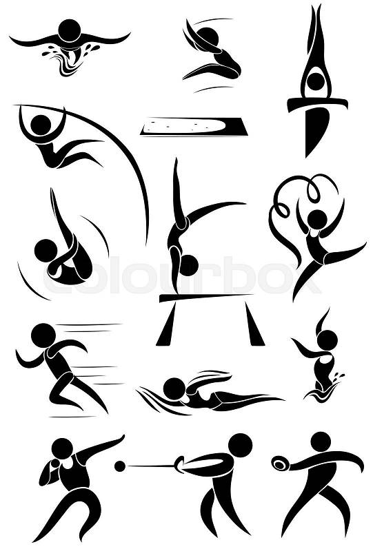 Sport icon for many sports illustration, vector