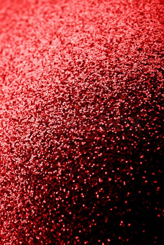 Red glitter background texture for the holiday, stock photo