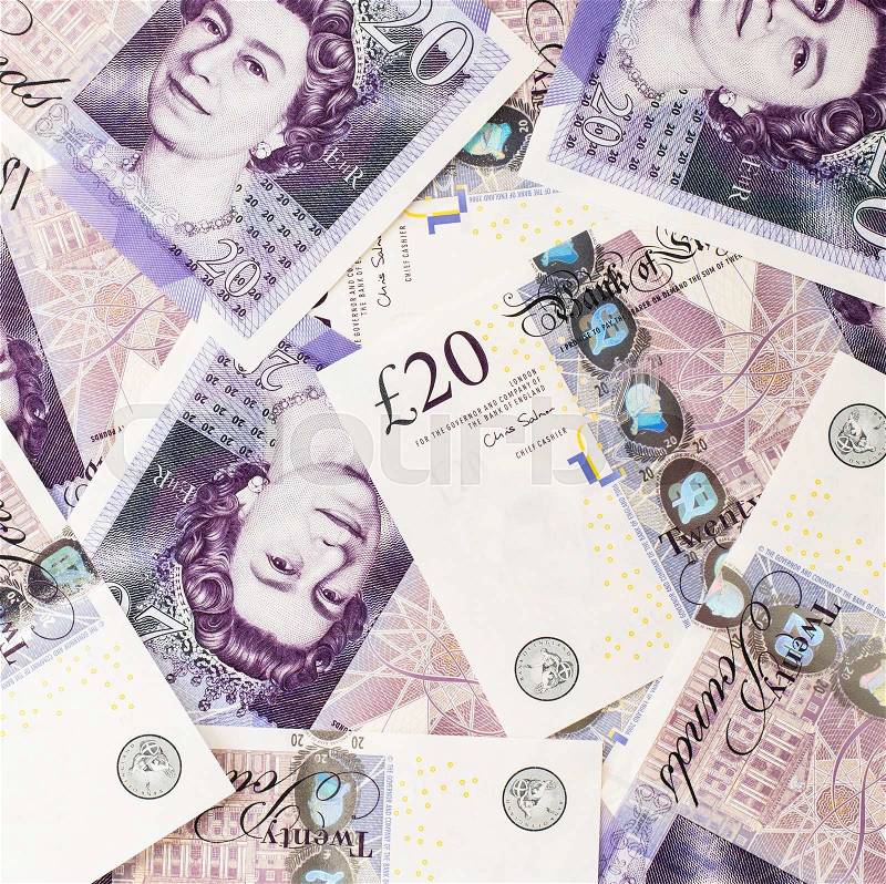 Pound currency background, Currency of the United Kingdom, stock photo