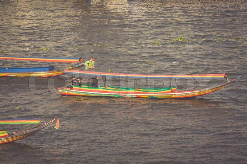 Long Tail Boat, Thailand, stock photo