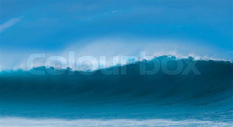 Big Ocean Wave, stock photo