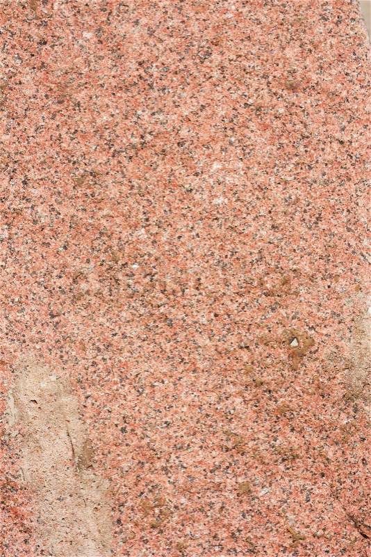 A granite or marble surface for decorative works, stock photo