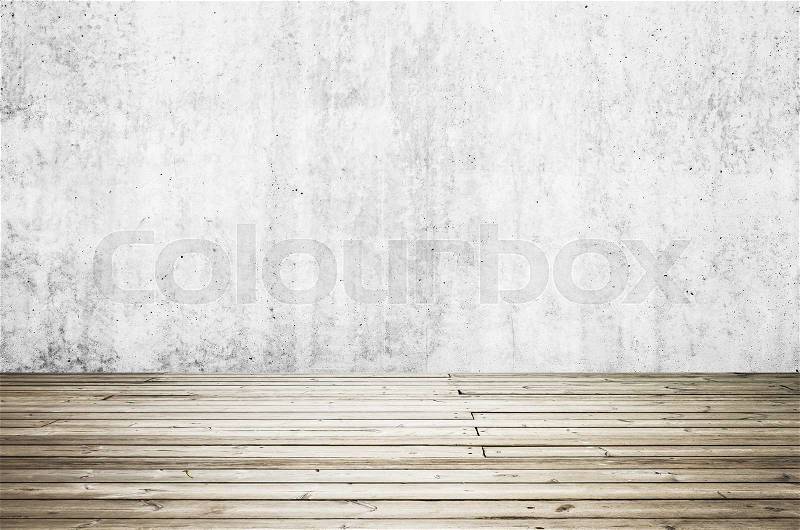 Uncolored old dark gray wooden floor. Background photo texture, stock photo