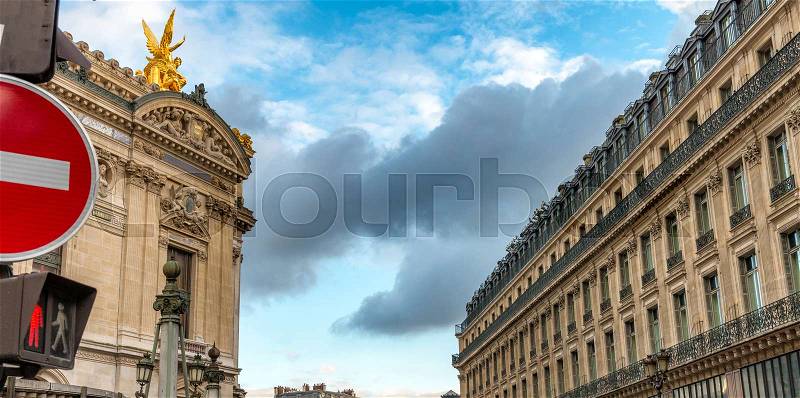 Opera Building, Paris, stock photo