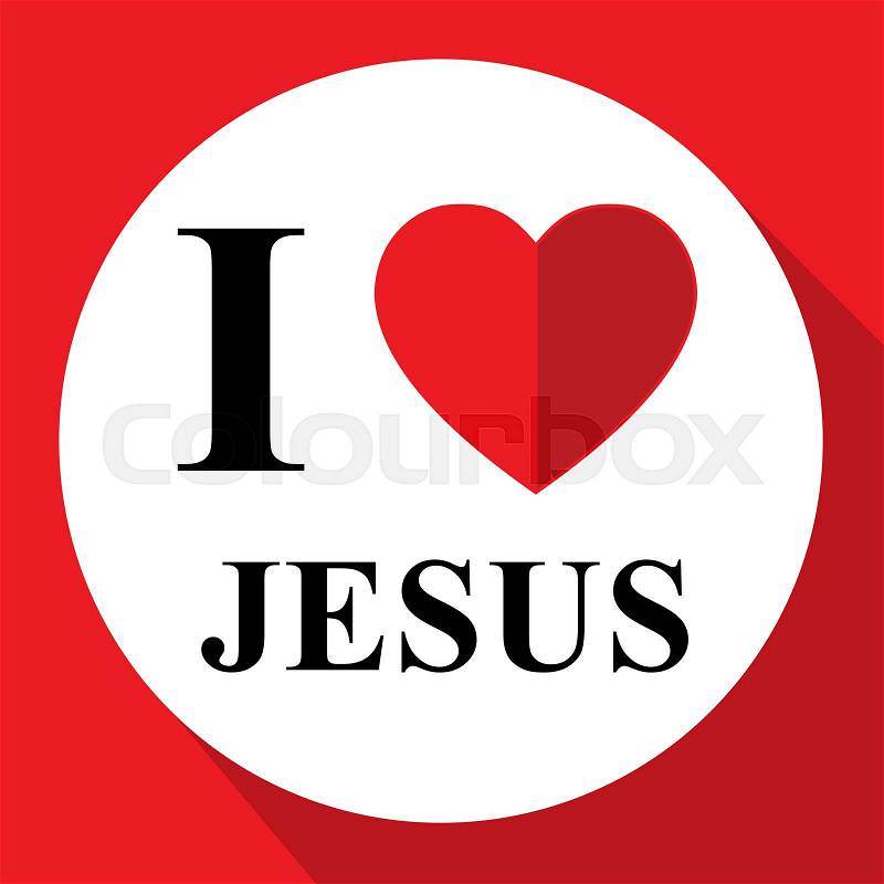 Love Jesus Representing Superb And Amazing Christ, stock photo