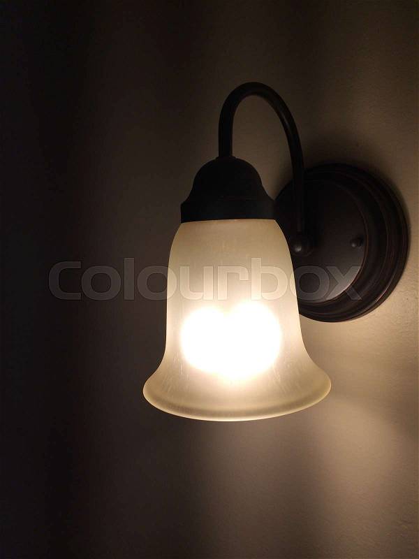 Indoor light lamp, stock photo