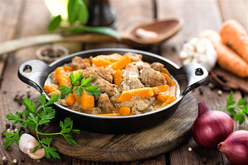 Meat stew, stock photo