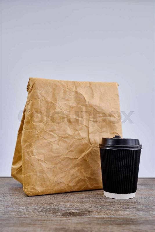 A studio photo of a takeaway food container, stock photo