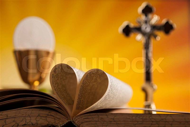 I Love religion for christianity background, stock photo