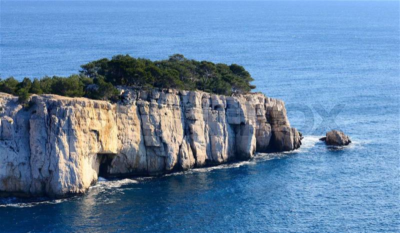 Splendid southern France coast (Calanques de Cassis), southern France , stock photo
