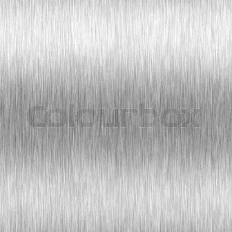 High contrast brushed aluminum texture with horizontal lighting effects / light reflections, stock photo