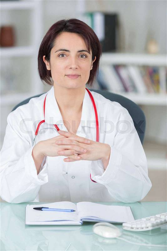 Female doctor portrait, stock photo
