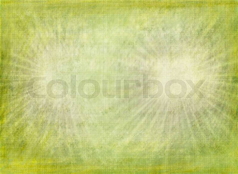 Grunge green paper texture, close-up, stock photo