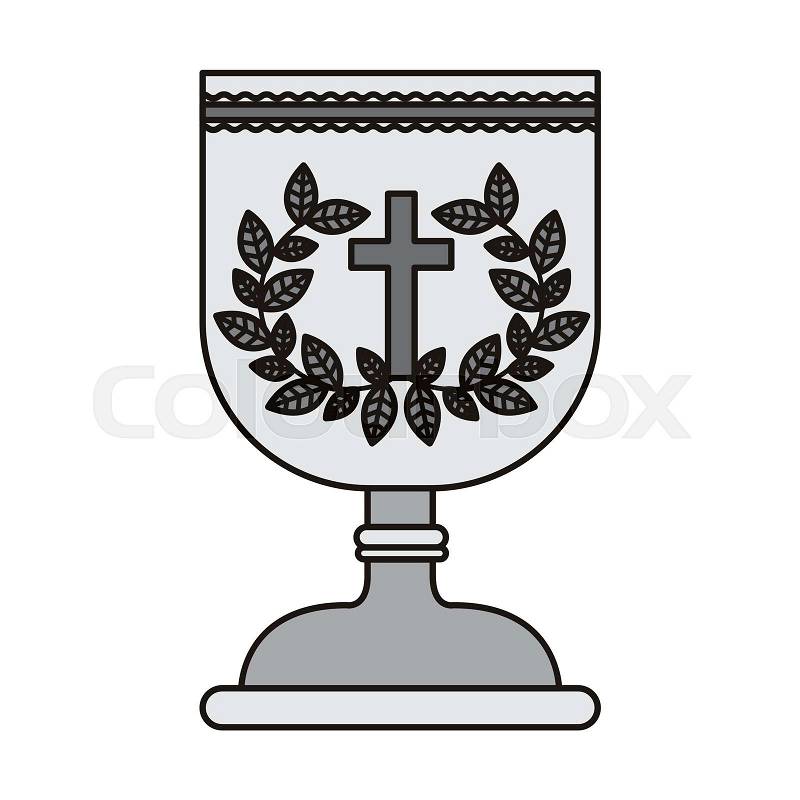 Holy grail. religion catholic and christianity icon. vector illustration, vector
