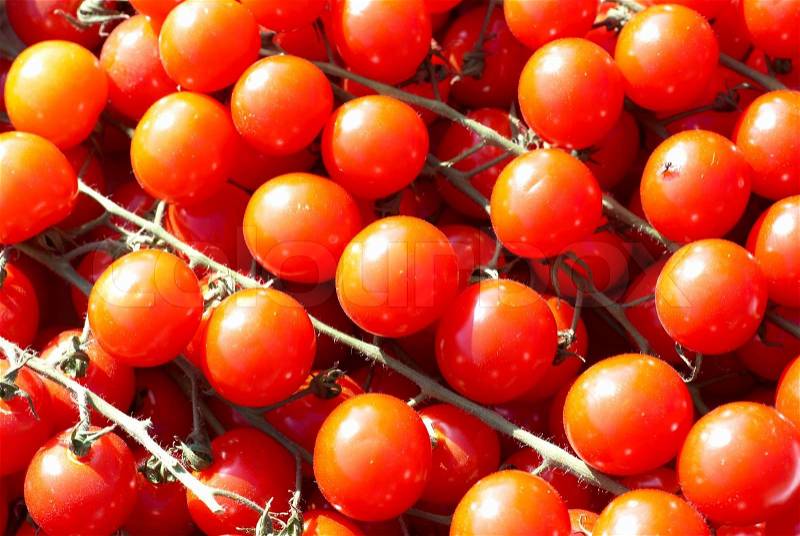 Red tomatoes can be used for background, stock photo