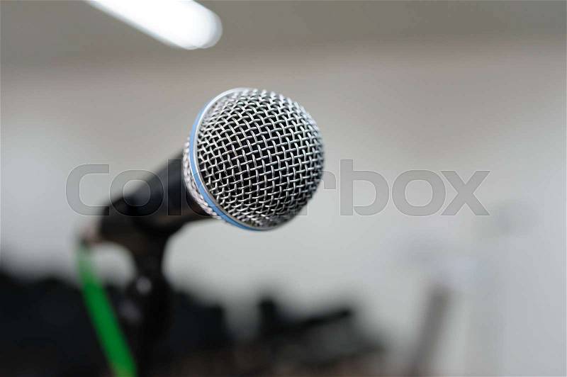 Microphone, stock photo