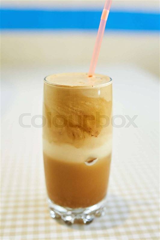 Coffee cocktail at a restaurant. professional shot, stock photo