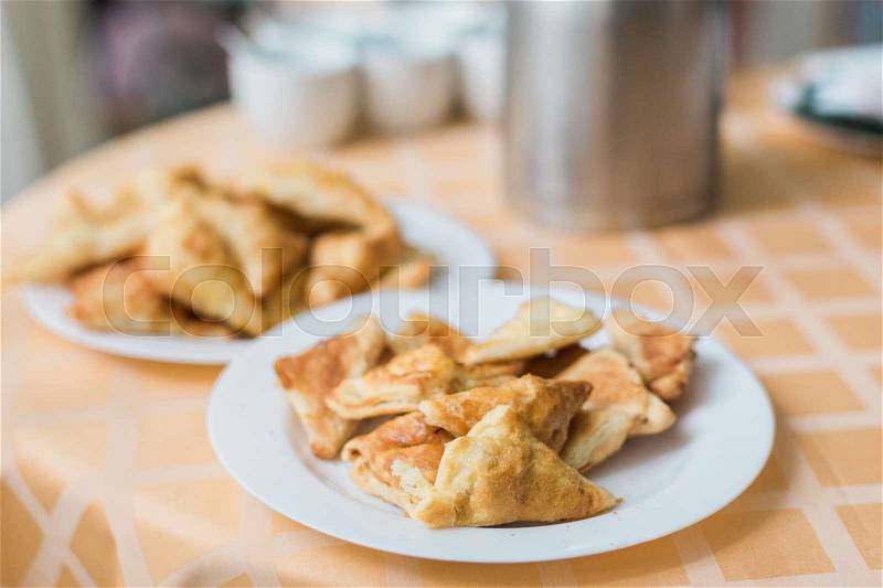 Cattering. Table full of food at a restaurant. Appetizer, stock photo