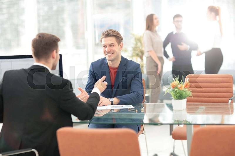 Business team working together to achieve better results, stock photo