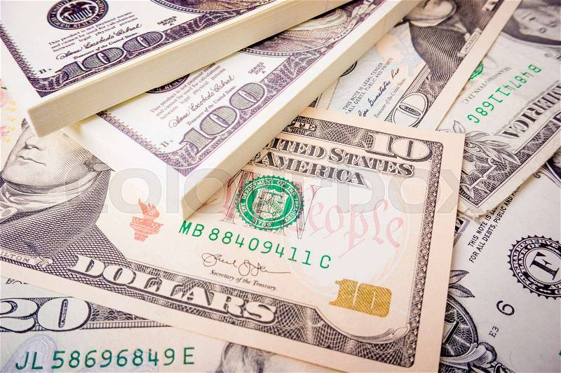 Money background. USD Dollar. money american dollar bills, stock photo