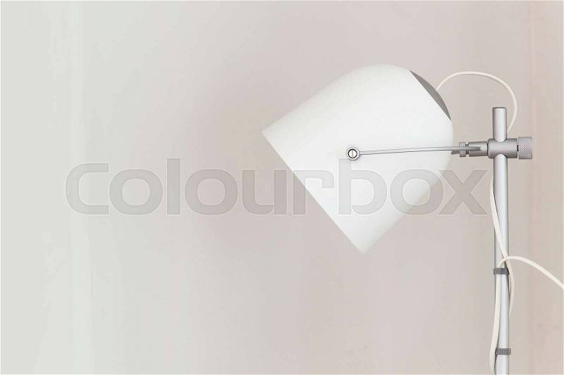 Modern reading-lamp, stock photo
