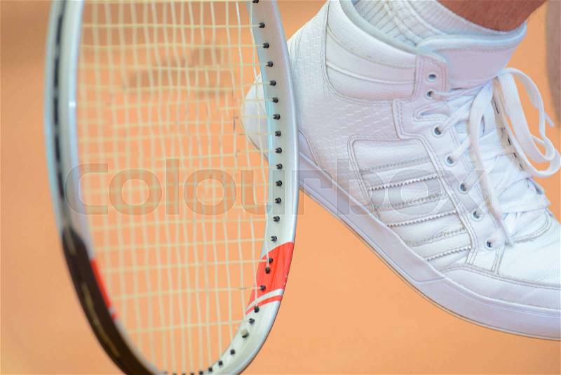 Tennis shoe, stock photo