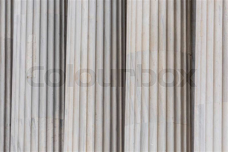 Greek pillars in Athens,Greece, stock photo