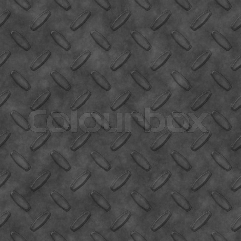 Steel diamond plate pattern - you can tile this seamlessly to fit whatever size you need, high res or web res, stock photo