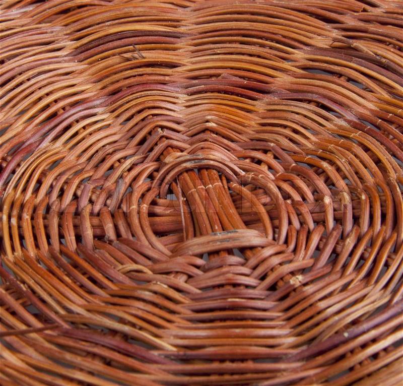 Texture basket, stock photo