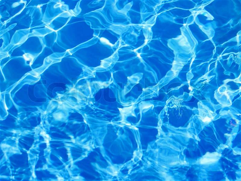 Light blue water ripple background, stock photo