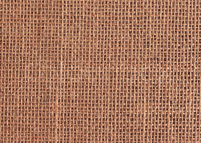Texture old canvas fabric as background, stock photo