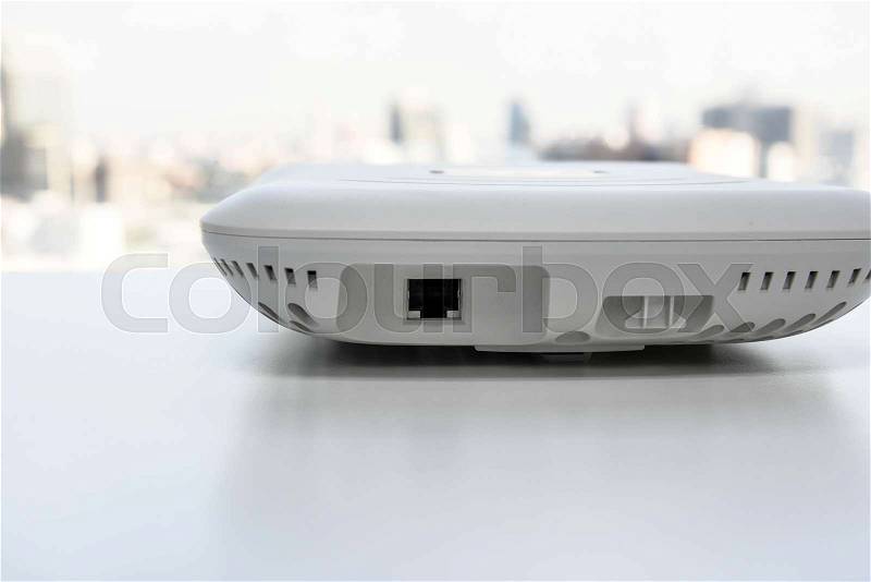 Wireless access point device, stock photo