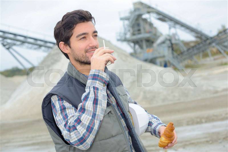 Crafts person, stock photo