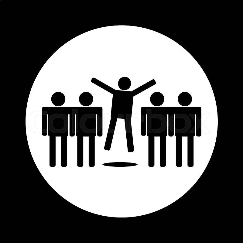 People icon, vector