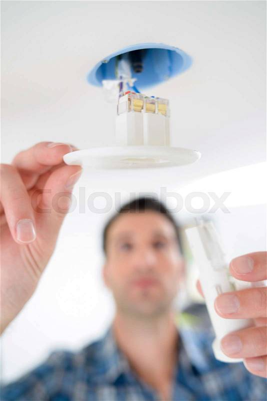 I think this bulb is broken, stock photo