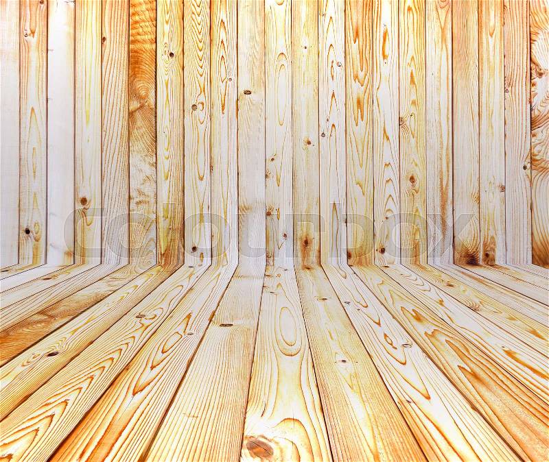 Old white and yellow wood plank texture background, stock photo