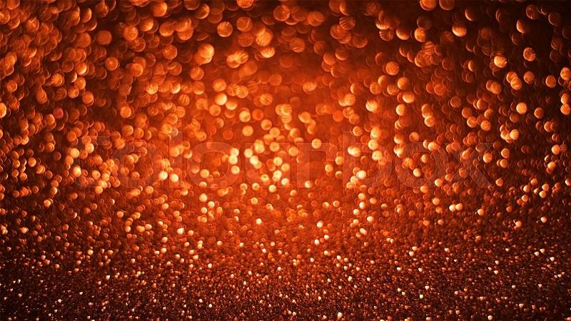 Rose gold glitter bokeh texture abstract background, stock photo