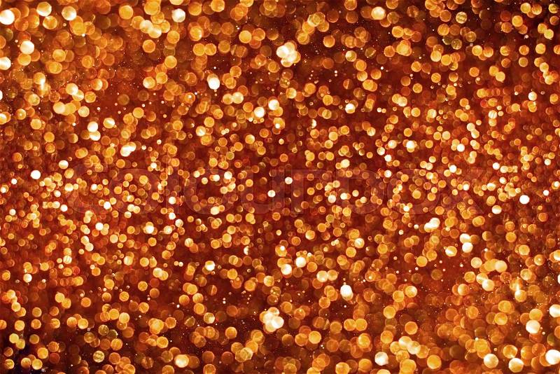 Rose gold glitter bokeh texture abstract background, stock photo