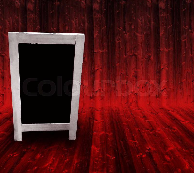 Wooden style floor stage and wall for display of product or background , stock photo