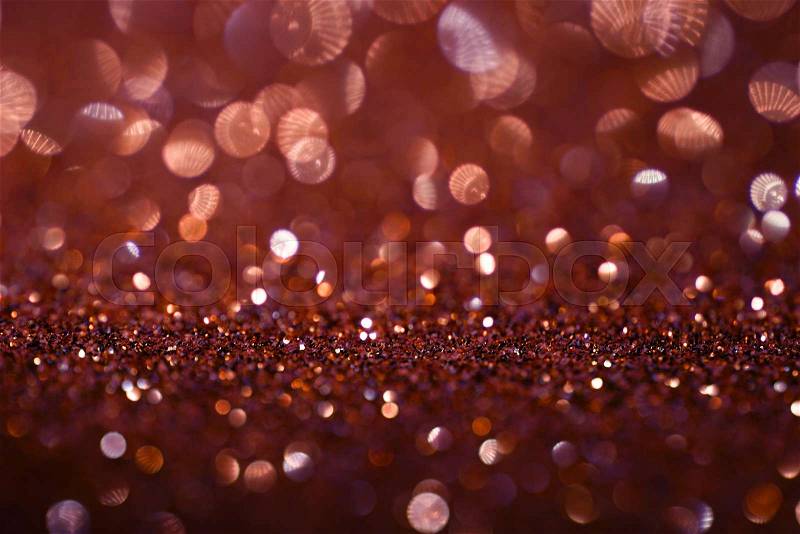 Gold pink glitter bokeh texture abstract background, stock photo