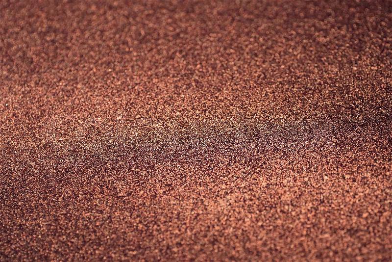 Copper glitter texture abstract background , stock photo