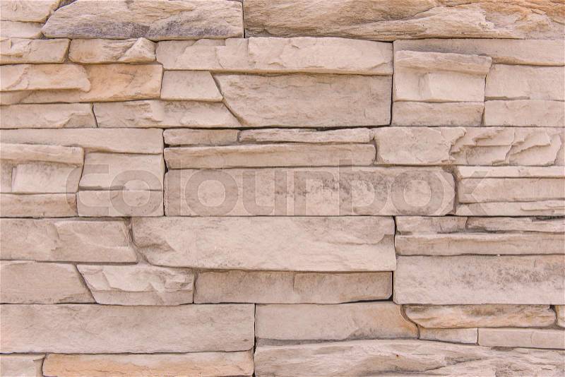 Background of Modern Slate stone Brick Wall Surfaced for design, stock photo
